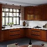 Профиль-ручка крепление саморезами для фасада 16мм, черный матовый (анод), L-3000мм