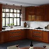 Профиль-ручка крепление саморезами для фасада 18мм, графит (краска), L-3000мм