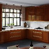 Профиль-ручка крепление саморезами для фасада 16мм,  золото матовое (анод), L-3000мм