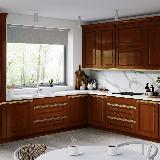 Профиль-ручка крепление саморезами для фасада 18мм,  золото матовое (анод), L-3000мм