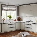 Профиль-ручка крепление саморезами черный матовый (краска RAL9005), L-3000мм Профиль-ручка крепление саморезами черный матовый (краска RAL9005), L-3000мм