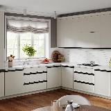 Профиль-ручка врезная для фасада 18мм, черный матовый (краска RAL9005), L-3000мм Профиль-ручка врезная для фасада 18мм, черный матовый (краска RAL9005), L-3000мм