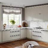 Профиль-ручка 192мм (L=220мм) крепление саморезами белый матовый (краска RAL 9003) Профиль-ручка 192мм (L=220мм) крепление саморезами белый матовый (краска RAL 9003)