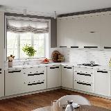 Профиль-ручка крепление саморезами черный матовый (анод), L-3000мм