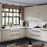 Профиль-ручка крепление саморезами белый матовый (краска RAL9016), L-3000мм