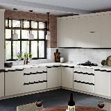 Профиль-ручка врезная для фасада 18мм, черный матовый (краска RAL9005), L-3000мм Профиль-ручка врезная для фасада 18мм, черный матовый (краска RAL9005), L-3000мм