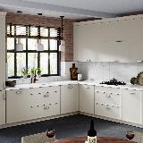 Ручка-кнопка D28мм серебро состаренное/керамика