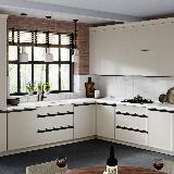 Профиль-ручка врезная для фасада 16/18мм, черный матовый (анод), L-3000мм