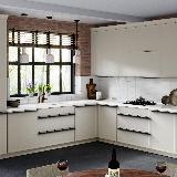 Профиль-ручка крепление саморезами черный матовый (анод), L-3000мм