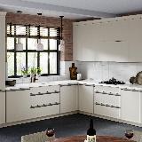 Профиль-ручка крепление саморезами графит (краска), L-3000мм