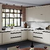 Профиль-ручка крепление саморезами для фасада 18мм, черный матовый (анод), L-3000мм