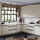 Профиль-ручка крепление саморезами графит (краска), L-3000мм