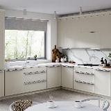 Профиль-ручка 128мм (L=196мм) крепление саморезами алюминий матовый (анод) Профиль-ручка 128мм (L=196мм) крепление саморезами алюминий матовый (анод)