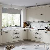 Ручка-рейлинг 352мм (L=1428мм) черный матовый