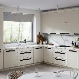 Профиль-ручка крепление саморезами черный матовый (анод), L-3000мм