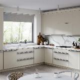 Профиль-ручка 32мм (L=60мм) крепление саморезами алюминий матовый (анод)