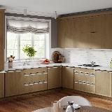 Профиль-ручка врезная для фасада 16/18мм, белый матовый (краска RAL9016), L-3000мм Профиль-ручка врезная для фасада 16/18мм, белый матовый (краска RAL9016), L-3000мм