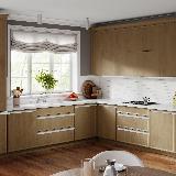 Профиль-ручка врезная для фасада 16/18мм, белый матовый (краска RAL9016), L-3000мм