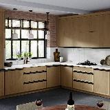 Профиль-ручка врезная для фасада 18мм, черный матовый (краска RAL9005), L-3000мм Профиль-ручка врезная для фасада 18мм, черный матовый (краска RAL9005), L-3000мм