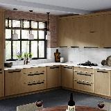 Профиль-ручка крепление саморезами черный матовый (анод), L-3000мм