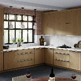 Профиль-ручка крепление саморезами золото брашированное (анод), L-3000мм Профиль-ручка крепление саморезами золото брашированное (анод), L-3000мм