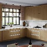 Профиль-ручка врезная для фасада 18мм, белый матовый (краска RAL9016), L-3000мм