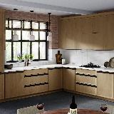 Профиль-ручка крепление саморезами для фасада 16мм, черный матовый (анод), L-3000мм