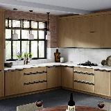 Профиль-ручка крепление саморезами для фасада 16мм, графит (краска), L-3000мм