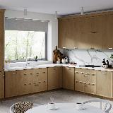 Ручка-скоба 96мм никель матовый