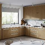 Профиль-ручка крепление саморезами алюминий матовый (анод), L-3000мм Профиль-ручка крепление саморезами алюминий матовый (анод), L-3000мм