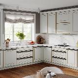 Профиль-ручка крепление саморезами для фасада 16мм, графит (краска), L-3000мм