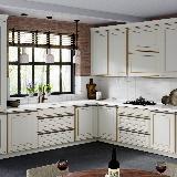 Профиль-ручка крепление саморезами графит (краска), L-3000мм