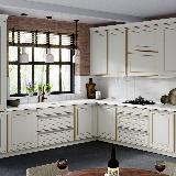 Профиль-ручка крепление саморезами для фасада 16мм, алюминий матовый (анод), L-3000мм