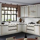 Профиль-ручка крепление саморезами для фасада 18мм, графит (краска), L-3000мм