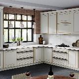 Профиль-ручка крепление саморезами графит (краска), L-3000мм