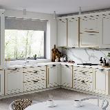 Профиль-ручка крепление саморезами черный матовый (краска RAL 9005), L-3000мм