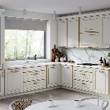 Ручка-рейлинг 128мм никель матовый Ручка-рейлинг 128мм никель матовый