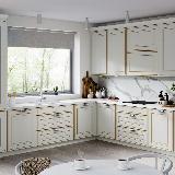 Профиль-ручка 96мм (L=124мм) крепление саморезами белый матовый (краска RAL 9003) Профиль-ручка 96мм (L=124мм) крепление саморезами белый матовый (краска RAL 9003)