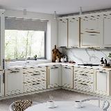 Ручка-скоба 832мм L=972мм, черный матовый/золото матовое Ручка-скоба 832мм L=972мм, черный матовый/золото матовое