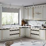 Профиль-ручка крепление саморезами для фасада 18мм, черный матовый (анод), L-3000мм