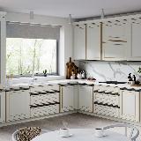 Профиль-ручка крепление саморезами для фасада 16мм, графит (краска), L-3000мм