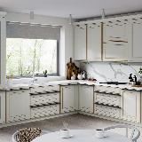 Профиль-ручка крепление саморезами графит (краска), L-3000мм