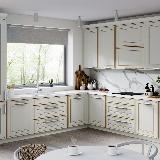 Ручка-рейлинг 640мм белый матовый