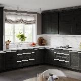 Профиль-ручка врезная для фасада 18мм, белый матовый (краска RAL9016), L-3000мм