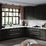 Профиль-ручка крепление саморезами белый матовый (краска RAL9016), L-3000мм