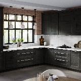 Профиль-ручка L=596мм крепление саморезами алюминий матовый (краска) Профиль-ручка L=596мм крепление саморезами алюминий матовый (краска)