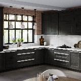 Профиль-ручка врезная для фасада 16/18мм, белый матовый (краска RAL9016), L-3000мм