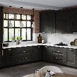 Ручка-рейлинг 160/192мм (L=206мм) золото матовое сатин