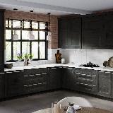 Профиль-ручка крепление саморезами алюминий матовый (анод), L-3000мм