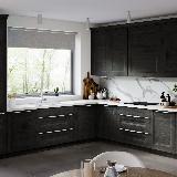 Профиль-ручка L=596мм крепление саморезами белый матовый (краска RAL 9003) Профиль-ручка L=596мм крепление саморезами белый матовый (краска RAL 9003)